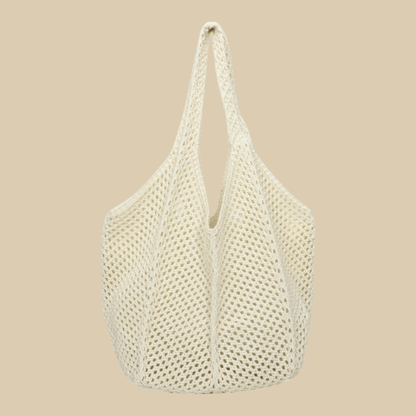 Crochet Grocery Bag White