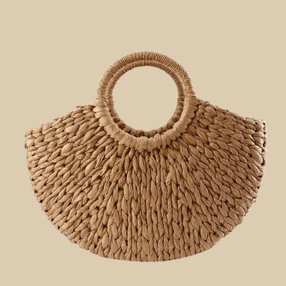 Straw Grab Bag | Britany Khaki