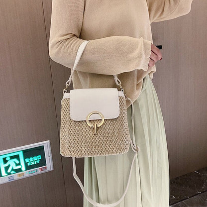 Women's Straw Shoulder Bag | Briana